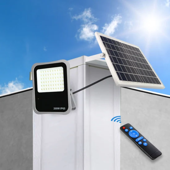 Дешевый портативный пульт дистанционного управления безопасностью SMD 12V Высокое качество 100W Солнечный прожектор