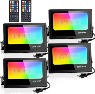 Беспроводное управление RGB с изменением цвета Smart WiFi светодиодный прожектор